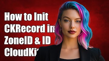 How to Initialize CKRecord with ZoneID and RecordID in CloudKit