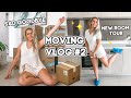 MOVING VLOG #2 | Sad Goodbye + New Room Tour!