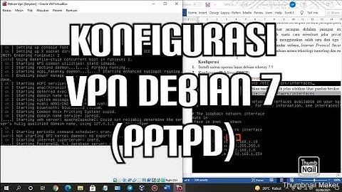Konfigurasi VPN Debian 7 (PPTPD)