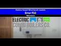 Error F10 - How to lower pressure on Smart Silvertouch Electric Combi Boiler (All models)