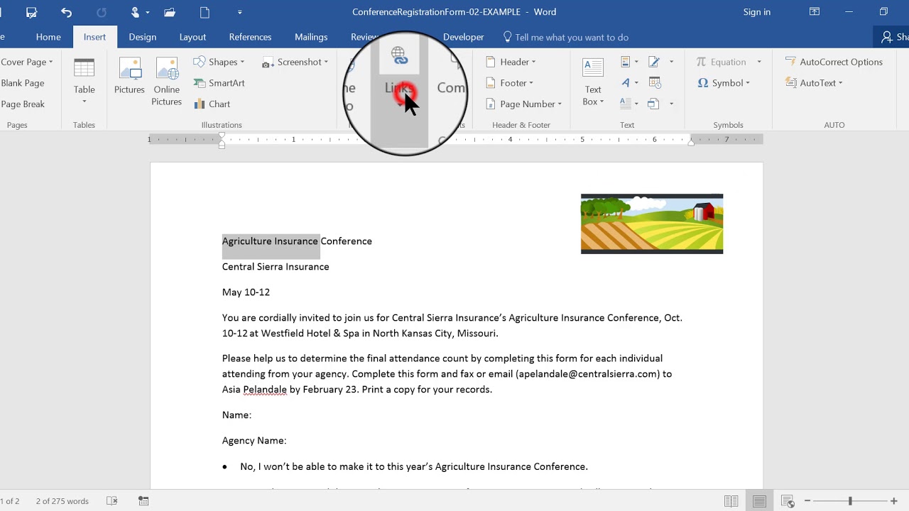 Create A Hyperlink In Word Riset