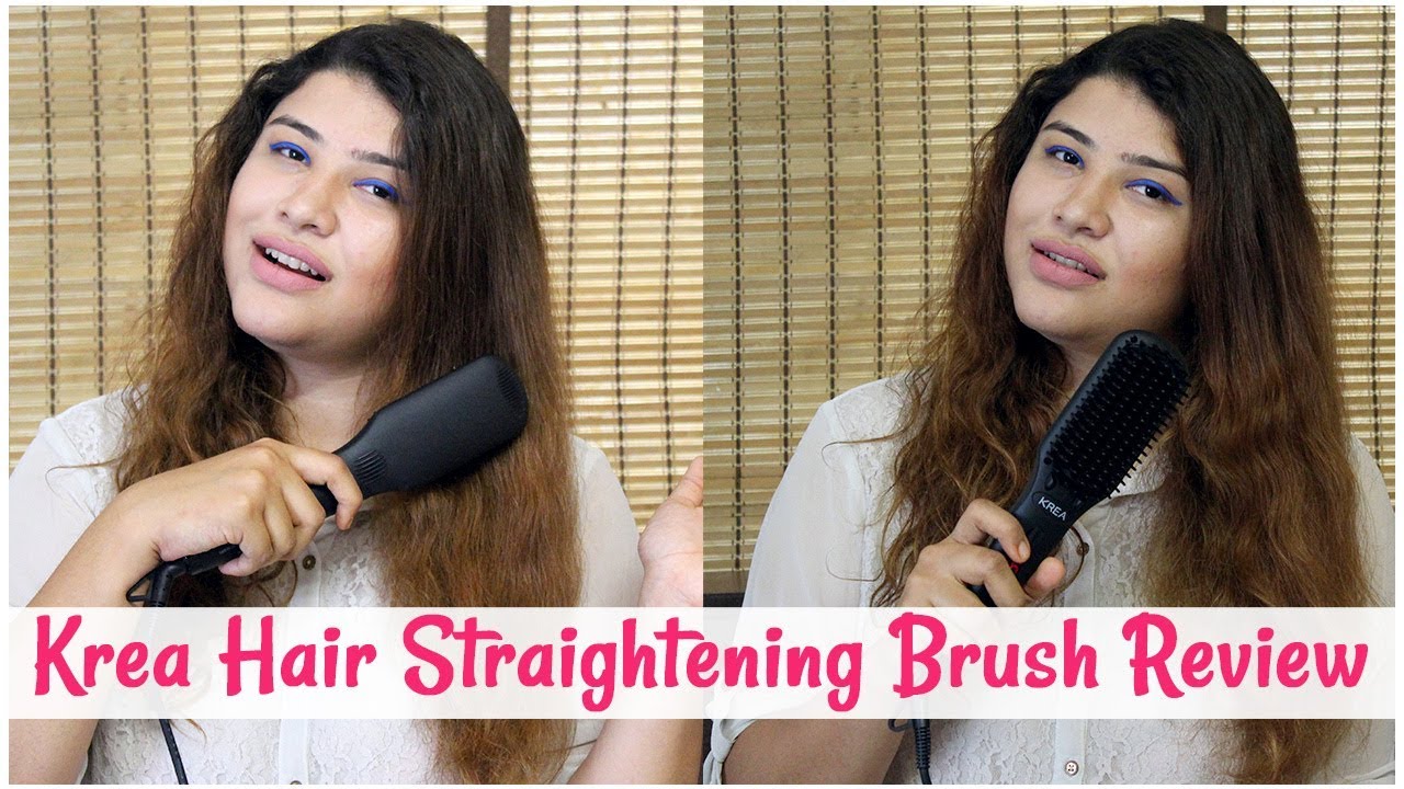Krea Hair Straightening Brush Review || The Shimmer Tales || Meenakshi  Pamnani - YouTube