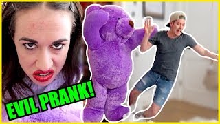 GIANT TEDDY BEAR PRANK GOES WRONG!