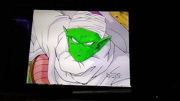 Piccolo destroys the tracking device the spy robot(cartoon network broadcast toonami broadcast)