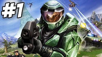 Halo: Combat Evolved Walkthrough | Pillar of Autumn  | Part 1 (Xbox/PC)