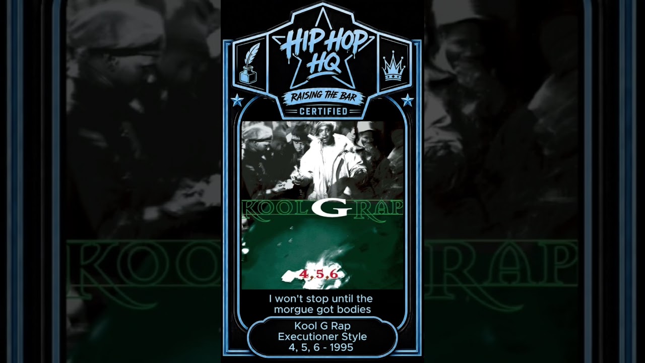 Kool G Rap | Executioner Style - w/lyrics | 4,5,6 - 1995 | HipHop