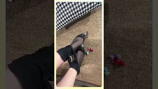 Black Crotchless Hose