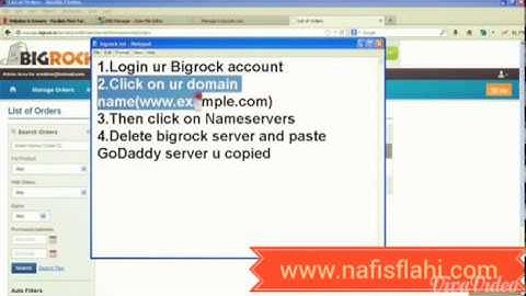 How To Setup Bigrock Custom Domain Name on Blogger