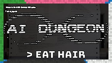 〉EAT HAIR — AI Dungeon 2 on a Teletypewriter with Yahweasel