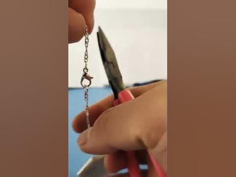 How to fix a necklace chain - YouTube