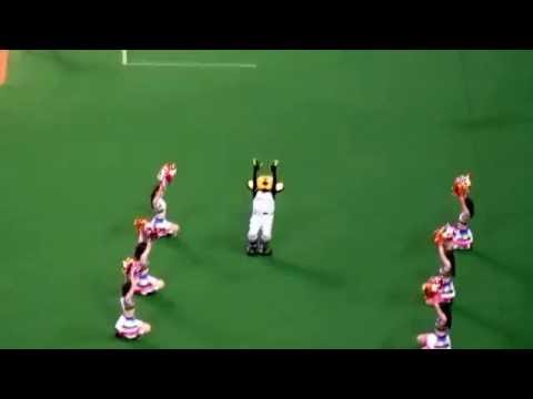 20160702　中日vs阪神　トラッキー、ドアラによるバク転の競演