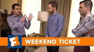 Week of 5/17/2013 - Guests: Chris Pine & Zachary Quinto | Weekend Ticket | Fandangomovies
