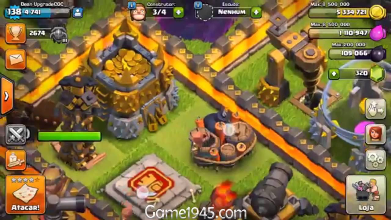 clash of clans , the largest game service platform YouTube