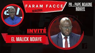 🚨TFM LIVE : Faram Facce du 17 Janvier 2023 - Pr : Pape Ngagne Ndiaye - Invité : El Malick Ndiaye