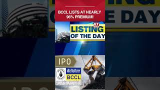 Bharat Coking Coal IPO Debuts with Stellar Premium Of 96% | Management Speaks #shorts #bcclipo #ipo