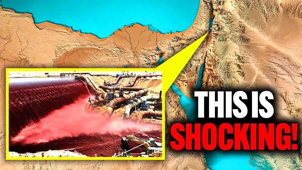 Египет начал перенаправлять море в сторону Израиля, и новые карты показывают закономерность, кото...