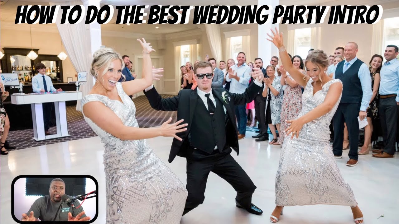 The BEST way to do Wedding Party INTROS !! Should you HIRE an EMCEE