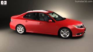 Sports Performance Saab 9-3 Sport sedan 2013 3D model by 3DModels.org