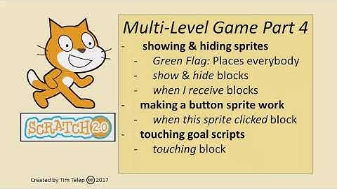 Scratch 2.0 - Part 4 - Build a Multi-Level Game