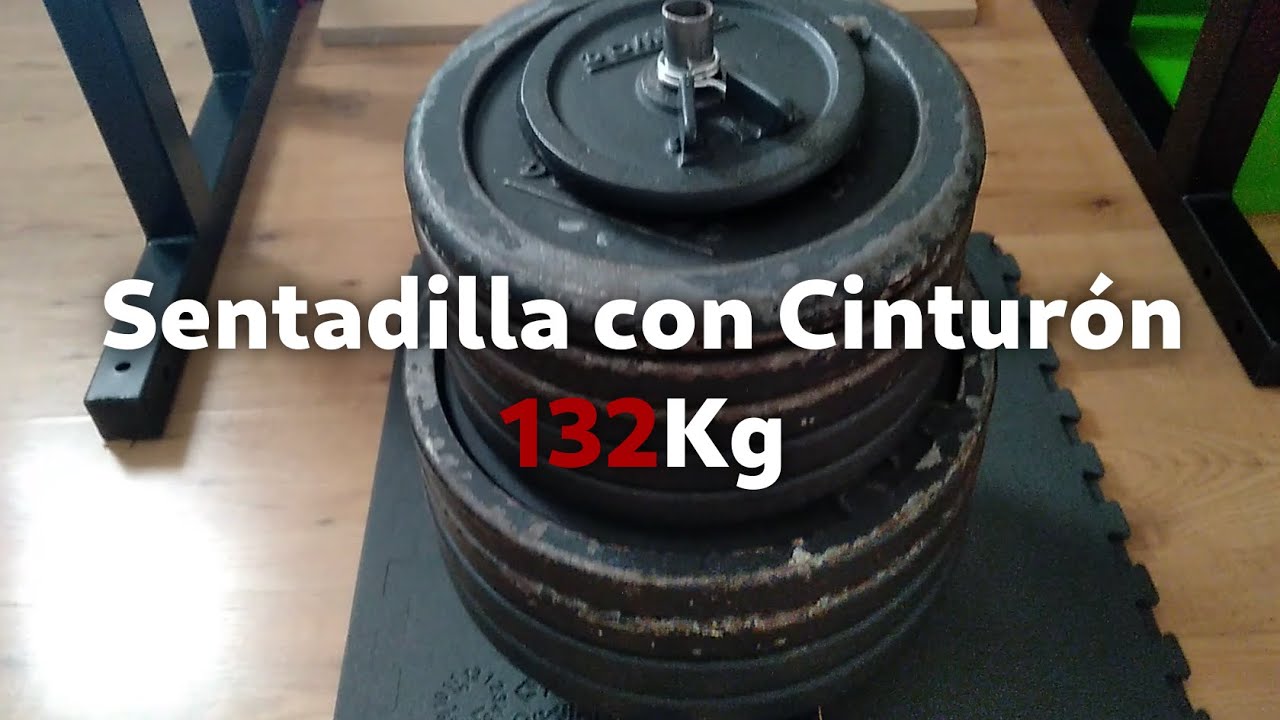 Sentadilla con Cinturón en máquina casera Homemade Belt Squat Machine