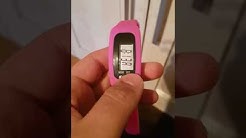 How to set up Pedometer watch.