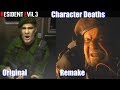 Resident Evil 3 Remake Vs Original Character Deaths Comparison 1999 Vs 2020