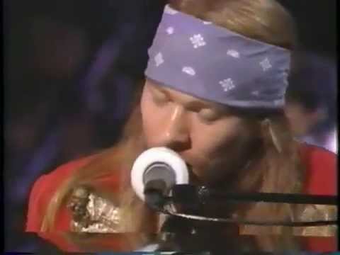 Guns N' Roses November Rain Mtv Music Awards 1992