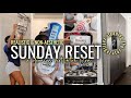 my SUNDAY RESET✨(non-aesthetic) | unpacking, refrigerator clean-out, &amp; more cleaning | Andrea Renee