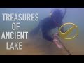 Metal Detecting ANCIENT LAKE!! Found OLD Rings & Much MORE From Boat Underwater