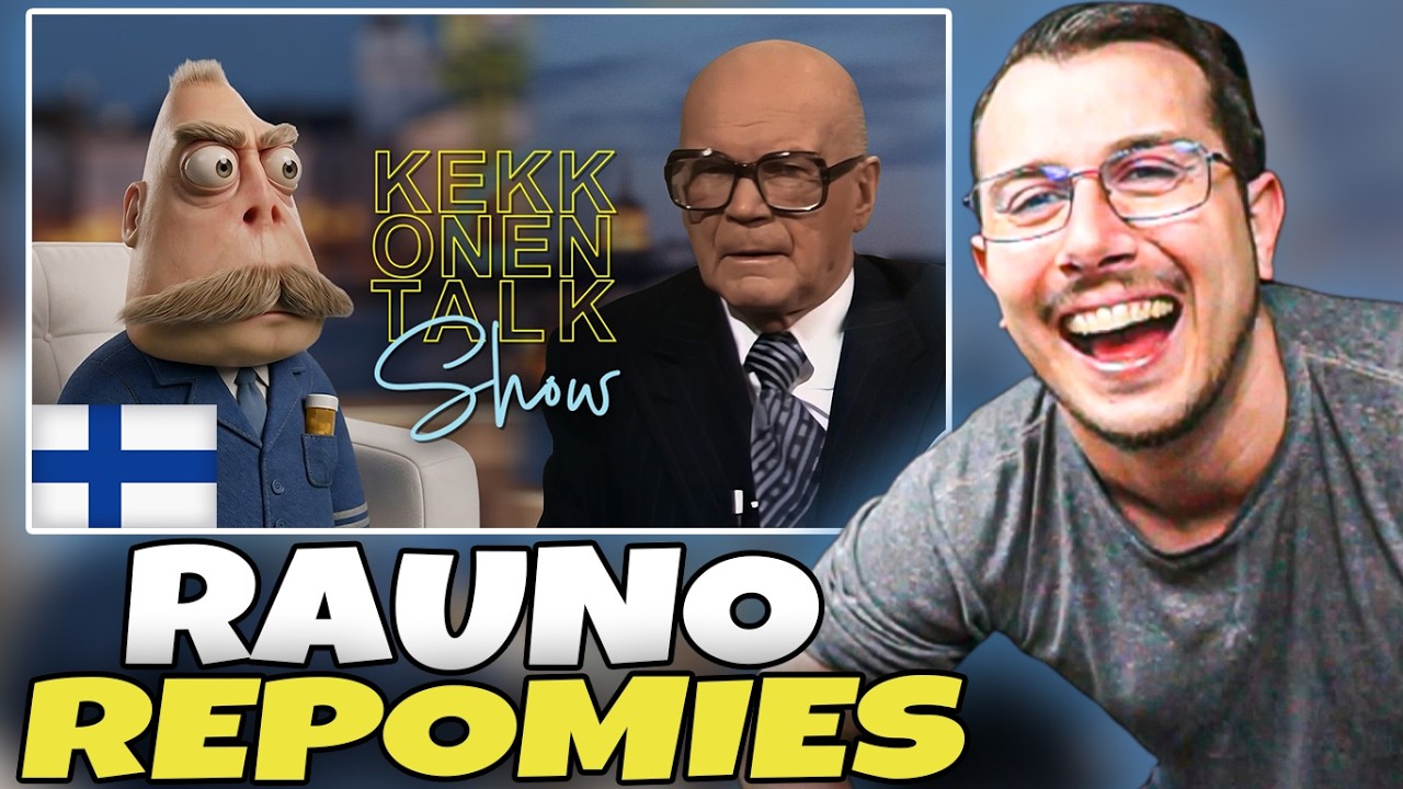 Lari Rauno Reacting to Kekkonen Talk Show 🇫🇮 | Rauno Repomies - YouTube