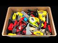 Lots of toy tool set compilation  repair tools and firefighter toys  chainsaw  drills  hammer