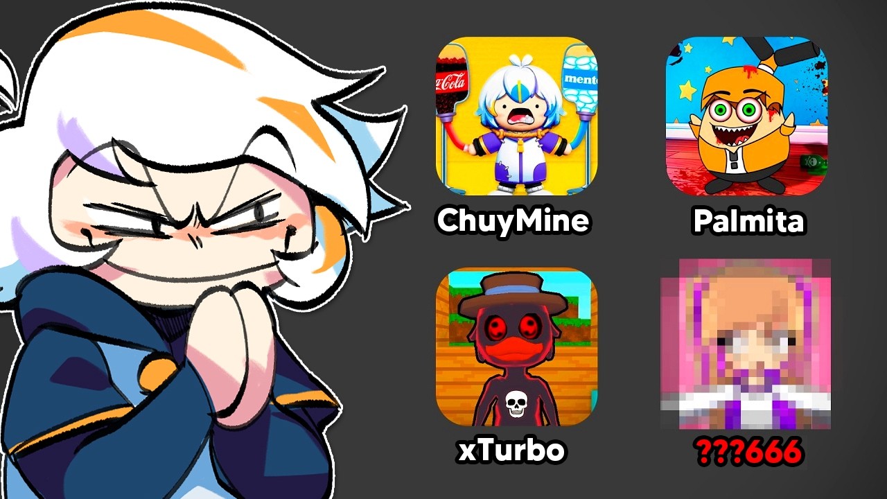 ENCONTRÉ JUEGOS DE YOUTUBERS FAMOSOS CON SECRETOS OSCUROS 😮🤩