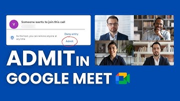 How to Accept Participants in Google Meet - Admit People in Google Meeting