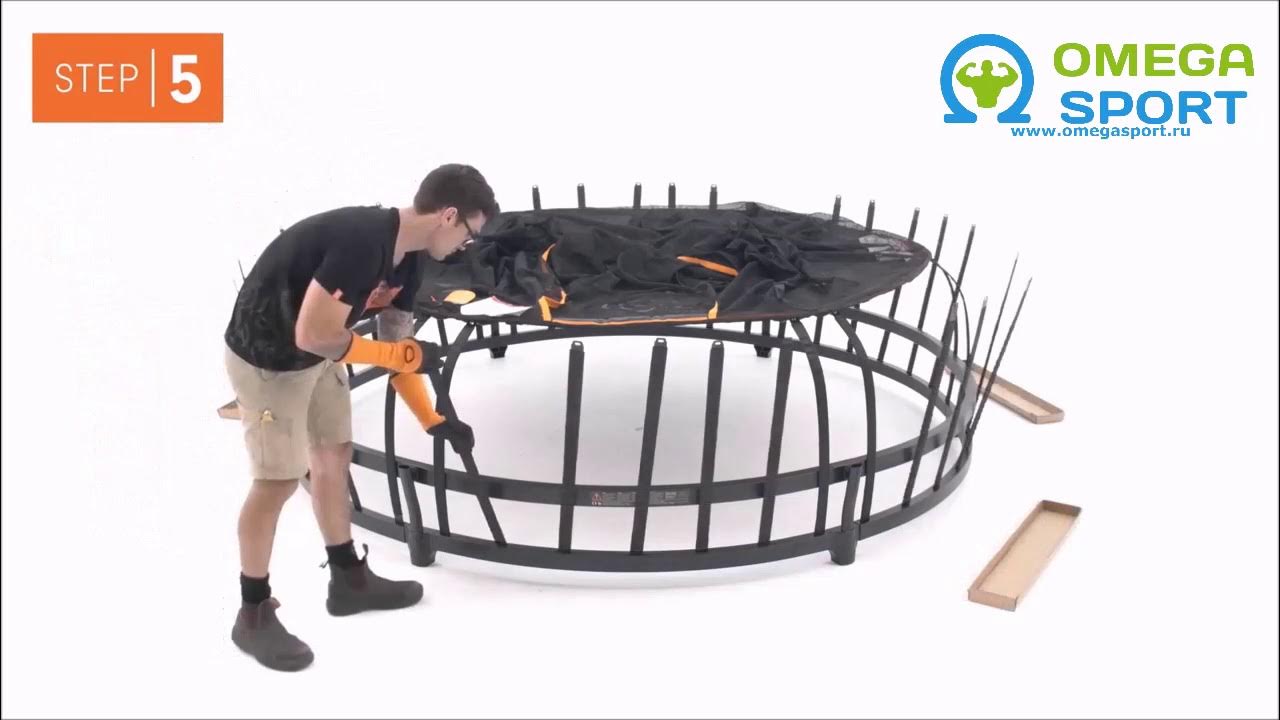 Инструкция по сборке батута