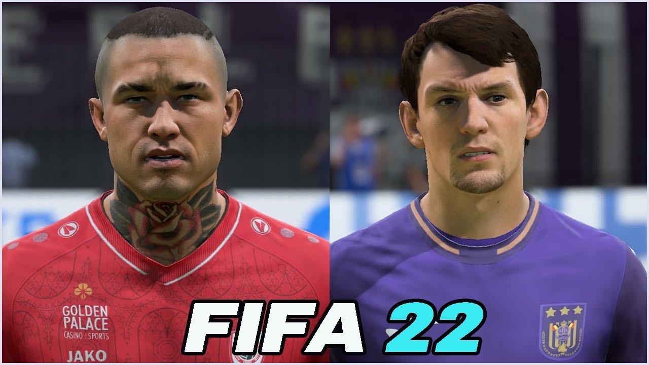 FIFA 22 ALL BELGIAN PRO LEAGUE PLAYER REAL FACES YouTube