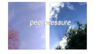 Video thumbnail of "peer pressure - james bay & julia michaels - cover"