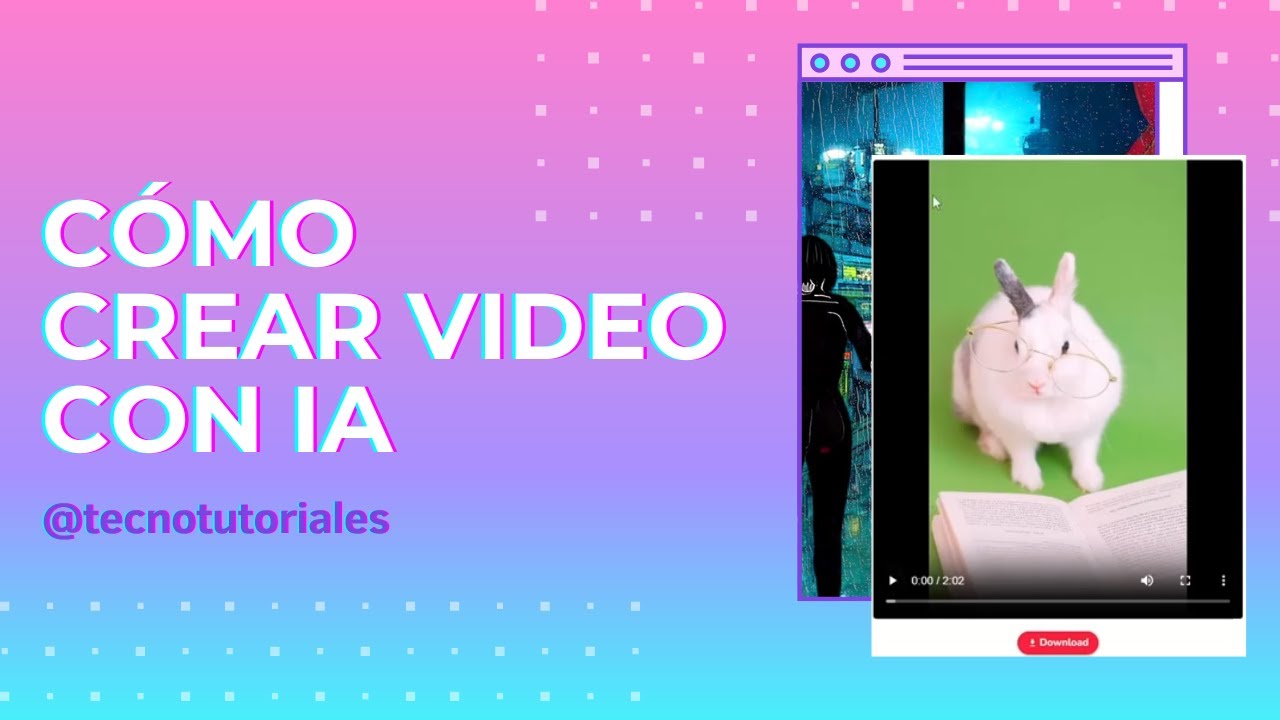 Cómo hacer un video con Inteligencia Artificial - YouTube
