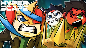 WINNING WITHOUT WEAPONS!!!! 😮😮 [HYPERSCAPE] w/ Delirious, Cartoonz