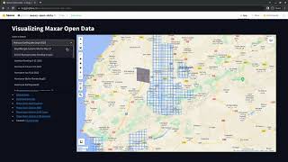 Visualizing Maxar Open Data for the 2023 Morocco Earthquake screenshot 2