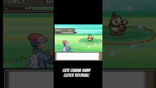 Tutorial on setting up cute charm shiny glitch in Pokemon Platinum! #pokemonplatinum #shinypokemon