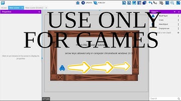 Gdevelop-How to make a character move (only move with arrow keys more in desc)