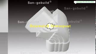 San-Gobuild Pvc Rainwater Drainage System Roof Gutters And Downspouts