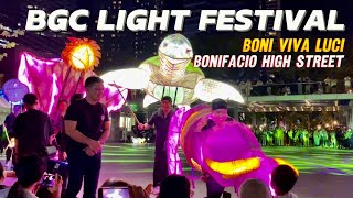 BGC Light Festival 2024 Opening Day! | Bonifacio High Street, BGC by TheTraveLad 285 views 1 month ago 8 minutes, 1 second
