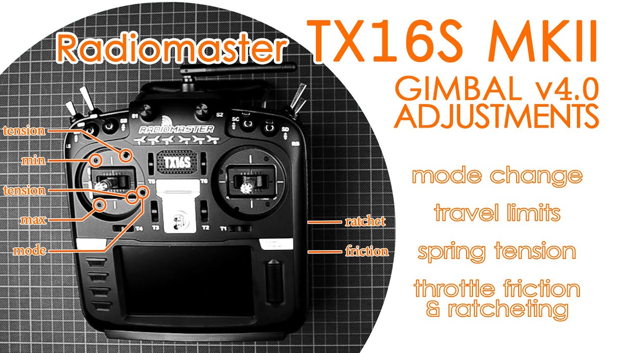 RadioMaster TX16s MKII - How to change modes (Mode 2 to Mode 1