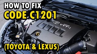 C1201 Toyota Code: Meaning, Causes & How To Fix it