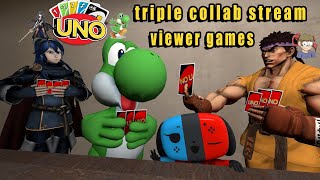 UNO Nintendo Switch Live Stream Part 1 Collab With Kever M And Kickbuttman3