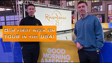 First week BACK ON TOUR with RIVERDANCE in the USA!! | On The Beat - Ep. 2 #gardinerbrothers #vlog