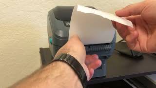 Zebra Label Printer Paper Guide for Easier Label Peeling ZP450