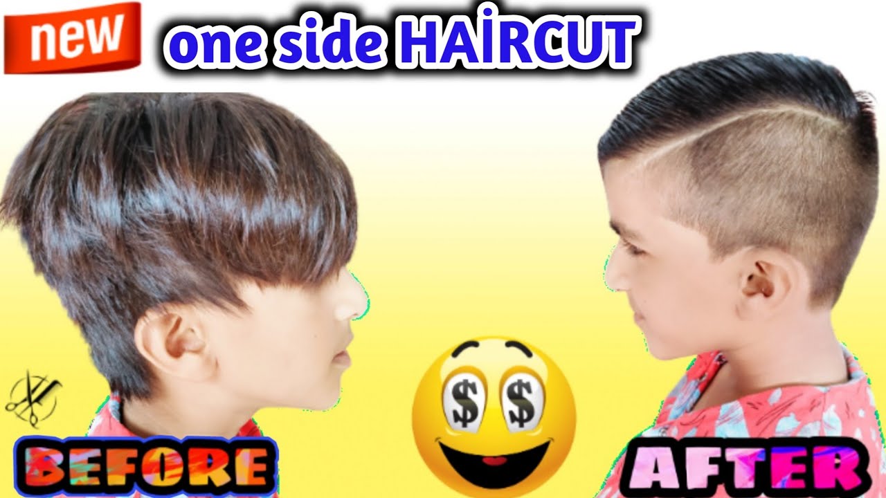 One side hair cut ✂️🔥 || hair style #gbbsbandewar #viralvideo - YouTube