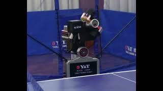 Y&T V-989H Table Tennis Robot - Part 1 - YouTube